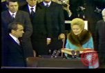 Image of Nixon takes oath Washington DC USA, 1973, second 31 stock footage video 65675057171