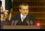 Image of President Richard Nixon Washington DC USA, 1973, second 12 stock footage video 65675057172