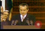 Image of President Richard Nixon Washington DC USA, 1973, second 13 stock footage video 65675057172