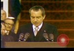 Image of President Richard Nixon Washington DC USA, 1973, second 14 stock footage video 65675057172