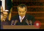 Image of President Richard Nixon Washington DC USA, 1973, second 27 stock footage video 65675057172