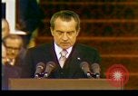 Image of President Richard Nixon Washington DC USA, 1973, second 34 stock footage video 65675057172