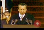 Image of President Richard Nixon Washington DC USA, 1973, second 38 stock footage video 65675057172