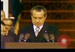 Image of President Richard Nixon Washington DC USA, 1973, second 42 stock footage video 65675057172