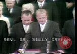 Image of Reverand Billy Graham Washington DC USA, 1969, second 30 stock footage video 65675057202