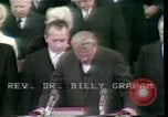 Image of Reverand Billy Graham Washington DC USA, 1969, second 33 stock footage video 65675057202