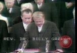 Image of Reverand Billy Graham Washington DC USA, 1969, second 34 stock footage video 65675057202