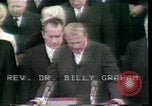 Image of Reverand Billy Graham Washington DC USA, 1969, second 35 stock footage video 65675057202