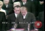 Image of Reverand Billy Graham Washington DC USA, 1969, second 37 stock footage video 65675057202