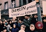 Image of President Richard Nixon Berlin Germany, 1969, second 18 stock footage video 65675057250