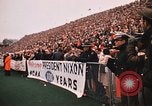 Standbild Texas versus Arkansas Fußball Spiel Fayetteville Arkansas USA, 1969, aus Sekunde 32 historischem Filmmaterial Videoclip 65675057261