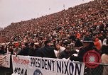 Standbild Texas versus Arkansas Fußball Spiel Fayetteville Arkansas USA, 1969, aus Sekunde 41 historischem Filmmaterial Videoclip 65675057261
