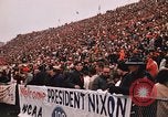 Standbild Texas versus Arkansas Fußball Spiel Fayetteville Arkansas USA, 1969, aus Sekunde 42 historischem Filmmaterial Videoclip 65675057261