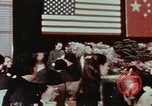 Immagine di Nixon e banchetto Enlai Shanghai in Cina, 1972, secondo 62 filmato di repertorio 65675057355