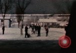 Image of Nixon motorcade in snow China, 1972, second 1 stock footage video 65675057373
