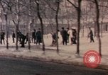 Image of Nixon motorcade in snow China, 1972, second 5 stock footage video 65675057373