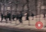 Image of Nixon motorcade in snow China, 1972, second 8 stock footage video 65675057373