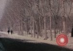 Image of Nixon motorcade in snow China, 1972, second 35 stock footage video 65675057373