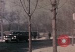 Image of Nixon motorcade in snow China, 1972, second 38 stock footage video 65675057373