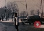 Image of Nixon motorcade in snow China, 1972, second 42 stock footage video 65675057373