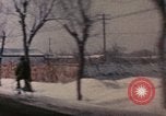 Image of Nixon motorcade in snow China, 1972, second 61 stock footage video 65675057373