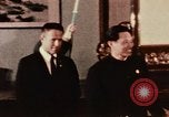 Image of Nixon and Zhou Enlai dine China, 1972, second 43 stock footage video 65675057382