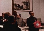 Image of Nixon and Zhou Enlai dine China, 1972, second 49 stock footage video 65675057382