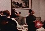 Image of Nixon and Zhou Enlai dine China, 1972, second 51 stock footage video 65675057382