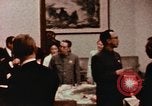 Image of Nixon and Zhou Enlai dine China, 1972, second 52 stock footage video 65675057382
