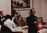Image of Nixon and Zhou Enlai dine China, 1972, second 56 stock footage video 65675057382
