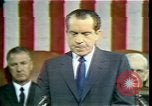 Image of President Richard Nixon 1970 address Washington DC USA, 1970, second 3 stock footage video 65675057436