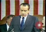 Image of President Richard Nixon 1970 address Washington DC USA, 1970, second 9 stock footage video 65675057436