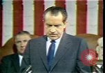 Image of President Richard Nixon 1970 address Washington DC USA, 1970, second 15 stock footage video 65675057436