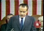 Image of President Richard Nixon 1970 address Washington DC USA, 1970, second 24 stock footage video 65675057436