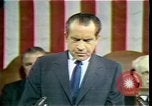 Image of President Richard Nixon 1970 address Washington DC USA, 1970, second 25 stock footage video 65675057436