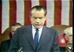 Image of President Richard Nixon 1970 address Washington DC USA, 1970, second 26 stock footage video 65675057436