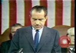 Image of President Richard Nixon 1970 address Washington DC USA, 1970, second 29 stock footage video 65675057436