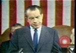 Image of President Richard Nixon 1970 address Washington DC USA, 1970, second 33 stock footage video 65675057436