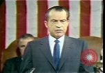 Image of President Richard Nixon 1970 address Washington DC USA, 1970, second 38 stock footage video 65675057436