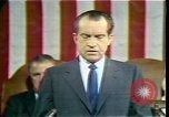 Image of President Richard Nixon 1970 address Washington DC USA, 1970, second 39 stock footage video 65675057436