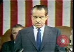 Image of President Richard Nixon 1970 address Washington DC USA, 1970, second 41 stock footage video 65675057436