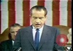Image of President Richard Nixon 1970 address Washington DC USA, 1970, second 49 stock footage video 65675057436