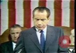 Image of President Richard Nixon 1970 address Washington DC USA, 1970, second 50 stock footage video 65675057436