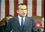 Image of President Richard Nixon 1970 address Washington DC USA, 1970, second 51 stock footage video 65675057436