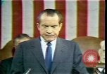Image of President Richard Nixon 1970 address Washington DC USA, 1970, second 54 stock footage video 65675057436