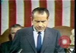 Image of President Richard Nixon 1970 address Washington DC USA, 1970, second 57 stock footage video 65675057436