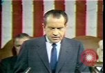 Image of President Richard Nixon 1970 address Washington DC USA, 1970, second 58 stock footage video 65675057436