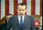 Image of President Richard Nixon 1970 address Washington DC USA, 1970, second 59 stock footage video 65675057436