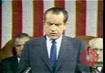 Image of President Richard Nixon 1970 address Washington DC USA, 1970, second 60 stock footage video 65675057436