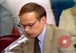 Image of John Dean's testimony Washington DC USA, 1973, second 6 stock footage video 65675057442